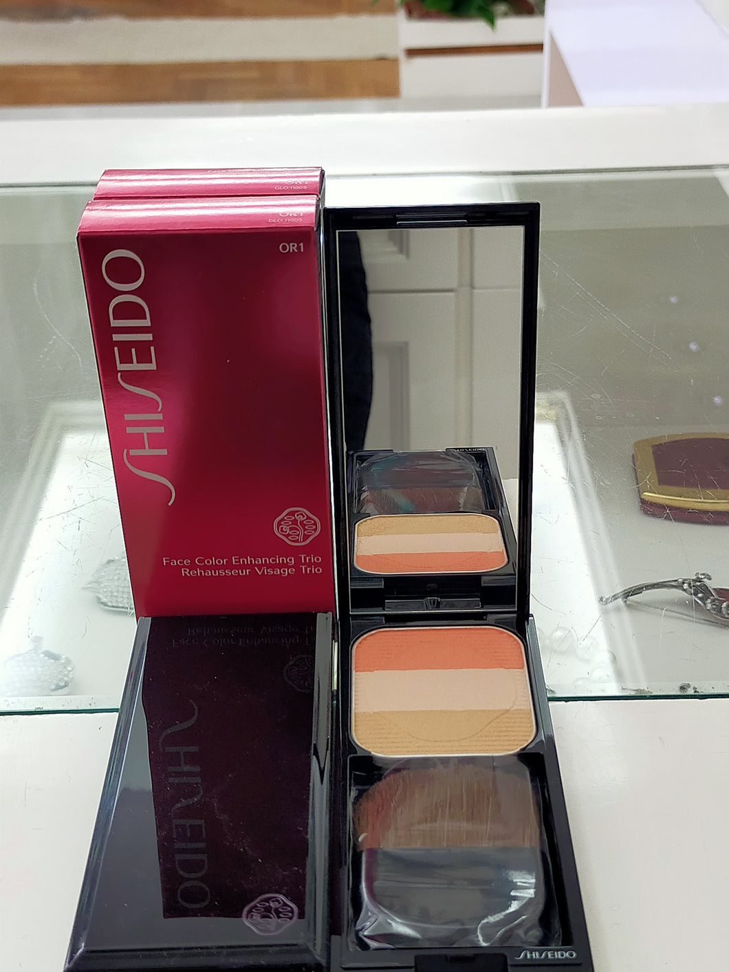 SHISEIDO FARD FACE COLOR ENHANCING TRIO- OR1